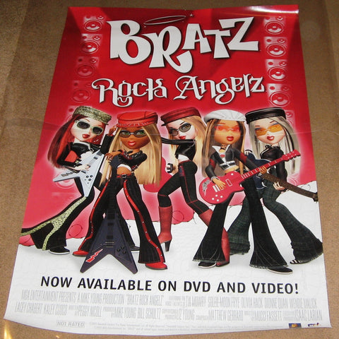 Bratz Rock Angels Movie Poster 27x40  Used