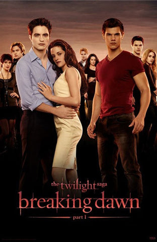 Breaking Dawn – Cast Part 1 Movie Poster RP1177 22x34 Twilight Saga