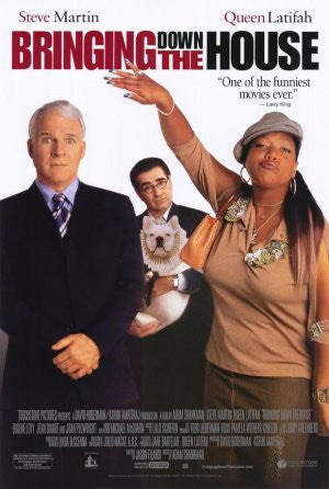 Bringing Down the House Movie Poster 27x40 Used Steve Martin, Queen Latifah