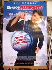 Bruce Almighty Movie Poster 27x40 Used Jim Carrey