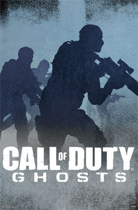 COD Ghosts – Blue Game Poster 22x34 RP13035  UPC882663030354 Call of Duty