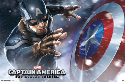 Captain America 2 – Shield Movie Poster RP2122 22x34 UPC017681022122 Marvel