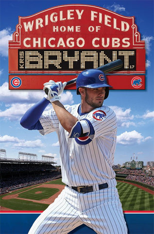 Chicago Cubs - K Bryant 15 Sports Poster 22x34 RP14185 UPC882663041855