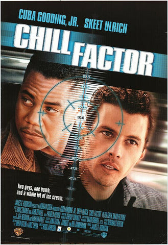 Chill Factor Movie Poster 27x40 Used Cuba Gooding, Jr. Skeet Ulrich