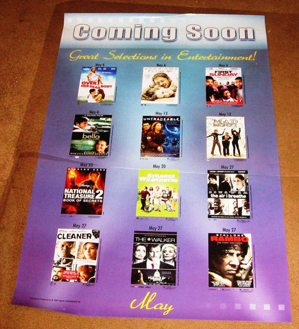 Coming Soon May 2008 Movie Poster 27x40 Used