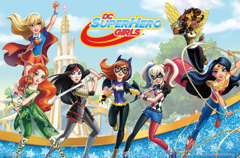 DC Super Hero Girls - Girls Wall Poster RP14077 UPC882663040773 23x34