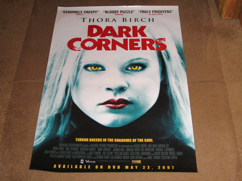 Dark Corners Movie Poster 27x40	 Used Thora Birch