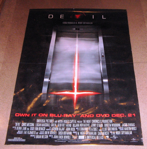 Devil movie Poster 27x40 Used Caroline Dhavernas, Jonathan Potts, Jenny O'Hara, Bojana Novakovic, Jay Hunter, Matt Craven, Robert Lee, Joshua Peace, Geoffrey Arend, Craig Eldridge, Bokeem Woodbine