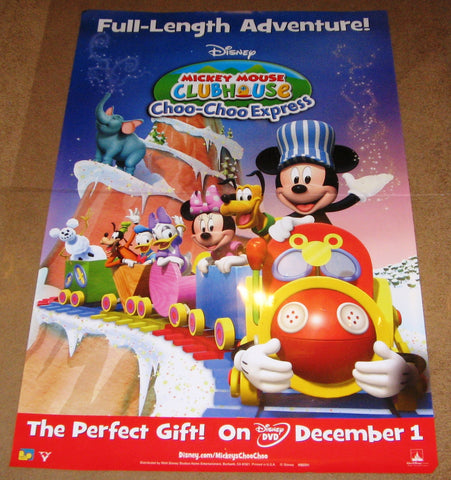 Mickey Mouse Clubhouse Choo-Choo Express Movie Poster 27x40 Used Disney