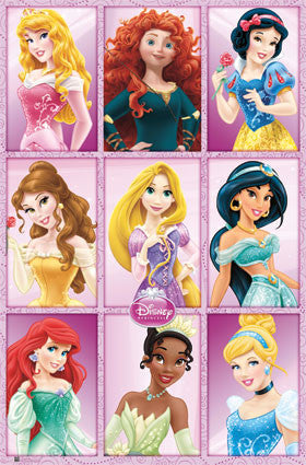 Disney Princess - Grid Poster 22x34 RP6813 UPC017681068137