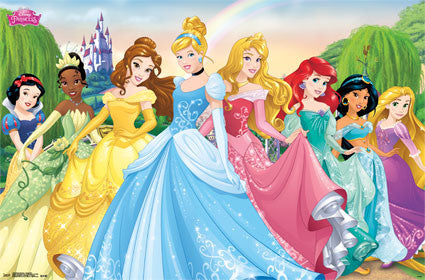 Disney Princess - Group 2015 Poster 22x34 RP13702 UPC882663037025