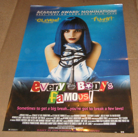 Everybody’s Famous 2000 Movie Poster 27x40 Used