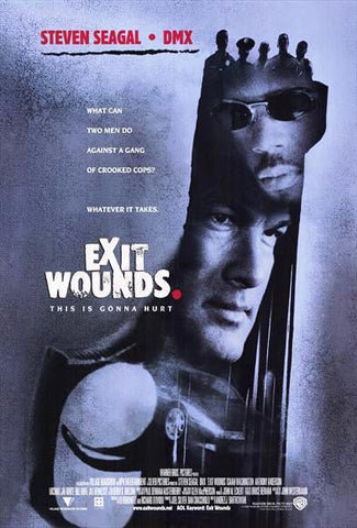 Exit Wounds Movie Poster 27x40 Used Steven Seagal DMX