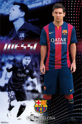 FC Barcelona - L Mess 1 14 Poster 22x34 RP13822 UPC882663038220 Lionel Messi 2014 Sports Soccer