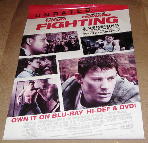 Fighting Unrated 2009 Movie Poster 27x40 RP0000 Used Channing Tatum, Terrence Howard