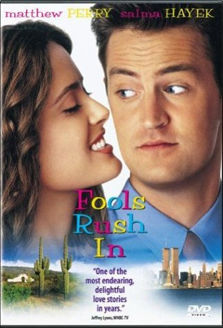 Fools Rush In Movie Used DVD 1997 UPC043396949492 Matthew Perry, Salma Hayak