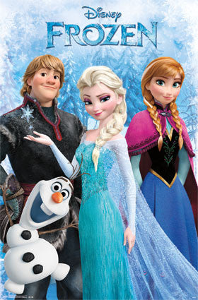 Frozen – Group Movie Poster 22x34 RP13539  UPC882663035397 Disney