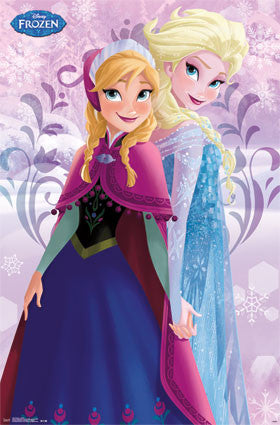 Frozen - Sisters Movie Poster 22x34 RP13574 UPC882663035748 Disney