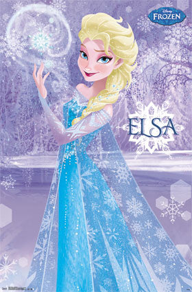 Frozen - Snowflake Movie Poster 22x34 RP13575 UPC882663035755 Disney