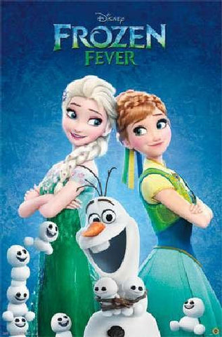 Frozen Fever - One Sheet Movie Poster 22x34 RP14035 UPC882663040353 Disney