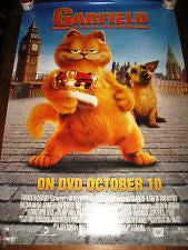 Garfield a Tail of Two Kitties Movie Poster 27x40 Used Tim Curry, Bill Murray, Jennifer Love Hewitt