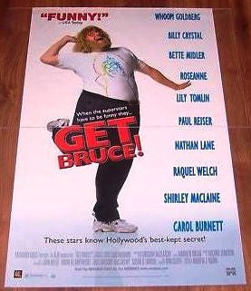 Get Bruce! Movie Poster 27x40 Used Whoopi Goldberg, Robin Williams, Lily Tomlin, Raquel Welch, Shirley MacLaine,Steven Seagal, Michael Douglas