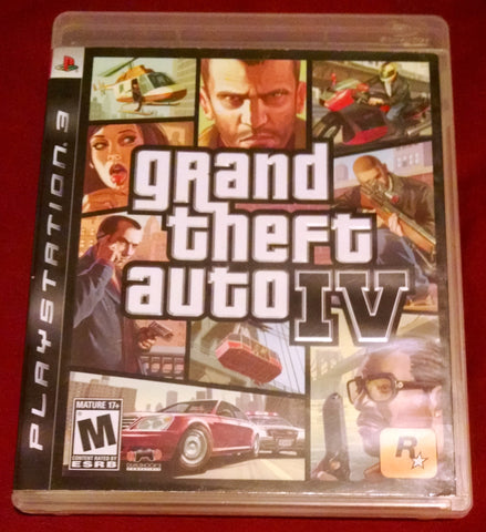 Grand Theft Auto IV (Sony PlayStation 3, 2008) Video Game UPC: 710425370113
