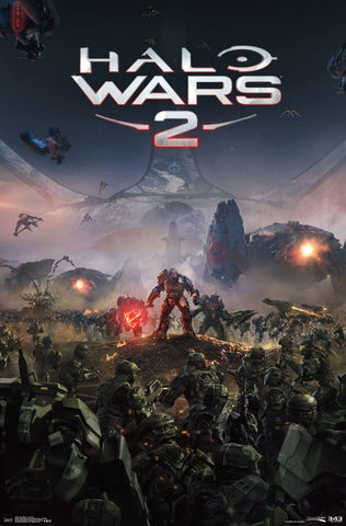 Halo Wars - Key Art Game Poster RP14527 22x34 UPC882663045273