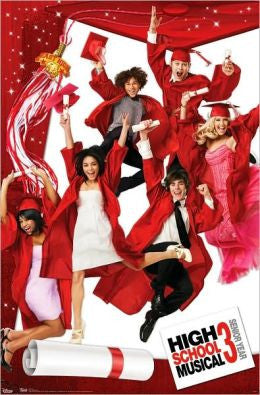 High School Musical 3 – Senior Year Movie Poster 27x40 RP9711 UPC017681097113 Stan Ellsworth, David Reivers, Jessica Tuck, Justin Martin, Chris Owens, Corbin Bleu, Mary Alice Nelson, Dave Fox, Bart Johnson, Joey Miyashima, Olesya Rulin, Jason Williams