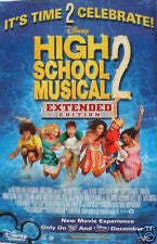 High School Musical 2 Extended Edition Movie Poster 27x40 Disney (2007) Used Zac Efron, Vanessa Hudgens, Ashley Tisdale