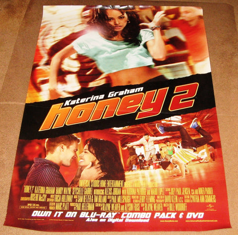 Honey 2 Movie Poster 27x40	 Used Brandon Molale, Kat Graham, Waymond Lee, Julie Ulrich, Gerry Bednob, Jossara Jinaro, George Alexander, Lonette McKee, Randy Wayne, Mario López, Ivan 'Flipz' Velez