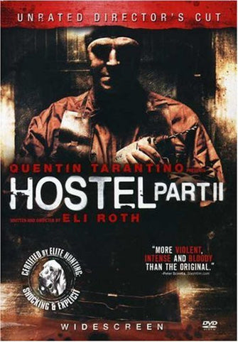 Hostel Part 2 Unrated Directors Cut Movie DVD 2007 Widescreen UPC04339619190