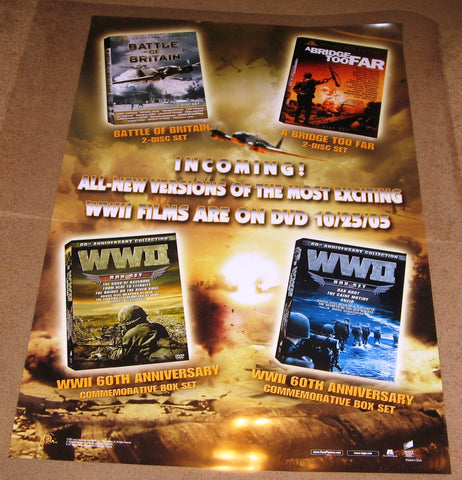 Incoming WWII 10-25-05 Movie Poster 27x40 Used