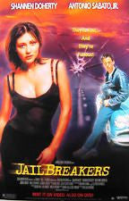 Jail Breakers 1994 Movie Poster 27x40 Used Shannen Doherty, Antonio Sabaio Jr.