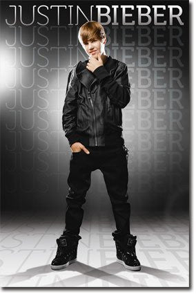 Justin Bieber – Gray Poster 22x34 RP1200  UPC017681012000