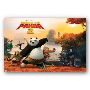Kung Fu Panda 2 Group Poster 22x34 RP1195