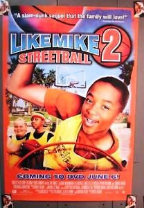 Like Mike 2 Streetball Movie Poster 27x40 Used Michael Adamthwaite, Brett Kelly, Shaw Madson, Moneca Delain, Jascha Washington, Tom Pickett, Barbara Kottmeier, Rob Morton, Enid-Raye Adams, Enuka Okuma