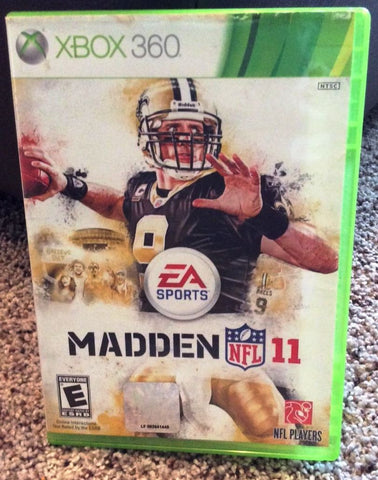 Madden NFL 11 Microsoft Xbox 360 (2010) Video Game UPC: 014633193572
