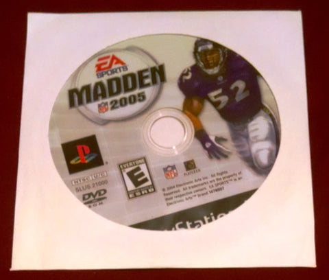 Madden NFL 2005 (Playstation 2 Video Game) EA Sports Football Video Game UPC: 014633147650