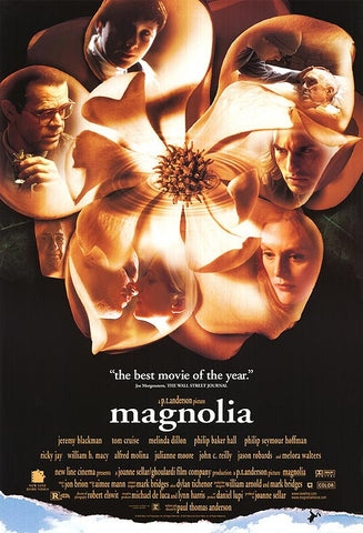 Magnoila 1999 Movie Poster 27x40 Used Tom Cruise, Philip Seymour Hoffman, Julianne Moore