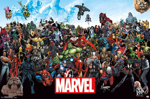 Marvel - The Lineup 15 Wall Poster 22x34 RP14133 UPC882663041336