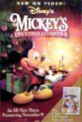 Mickey’s Once Upon a Christmas Movie Poster 27x40 Used Walt Disney