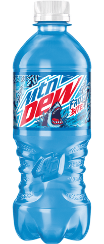 New Mountain Dew Frost Bite Soda Pop 20 Ounce Bottle