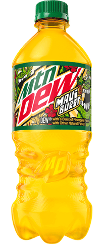 New Mountain Dew Maui Burst Soda Pop Dollar General Exclusive Flavor 20 Ounce Bottle