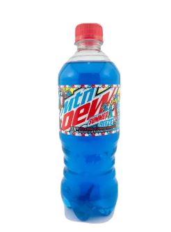 New Mountain Dew Summer Freeze Soda Pop 20 Ounce Bottle