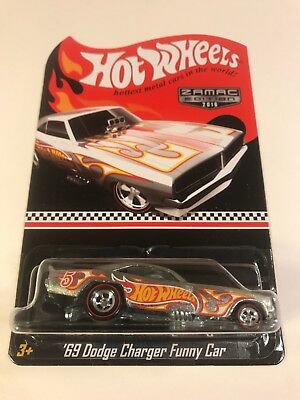 New 2016 Hot Wheels '69 Dodge Charger Funny Car Zamac Edition