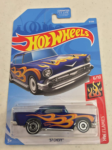 New 2019 Hot Wheels '57 Chevy HW Flames
