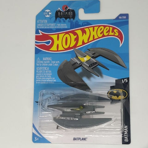 New 2020 Hot Wheels Batman Batplane DC Silver