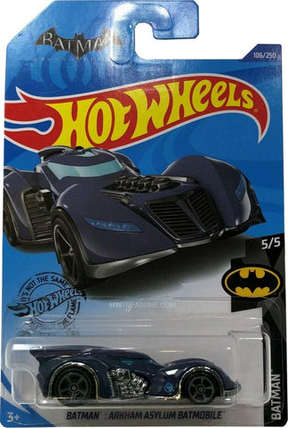 New 2020 Hot Wheels Batman Arkham Asylum Batmobile Treasure Hunt DC