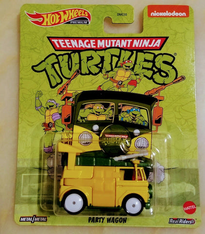New 2023 Hot Wheels Teenage Mutant Ninja Turtles Party Wagon TMNT Retro Entertainment